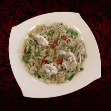 Bee Hoon + Kway Teow GORENG Puteh (CHICKEN)
